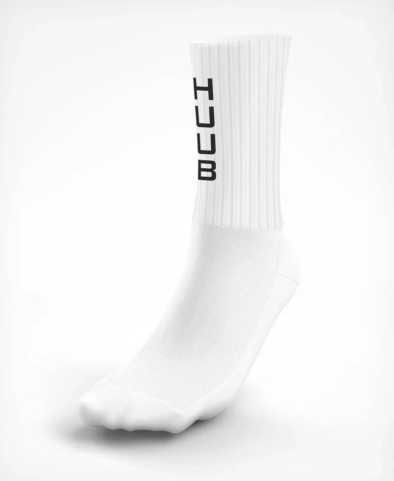 Aero Cycling Sock white