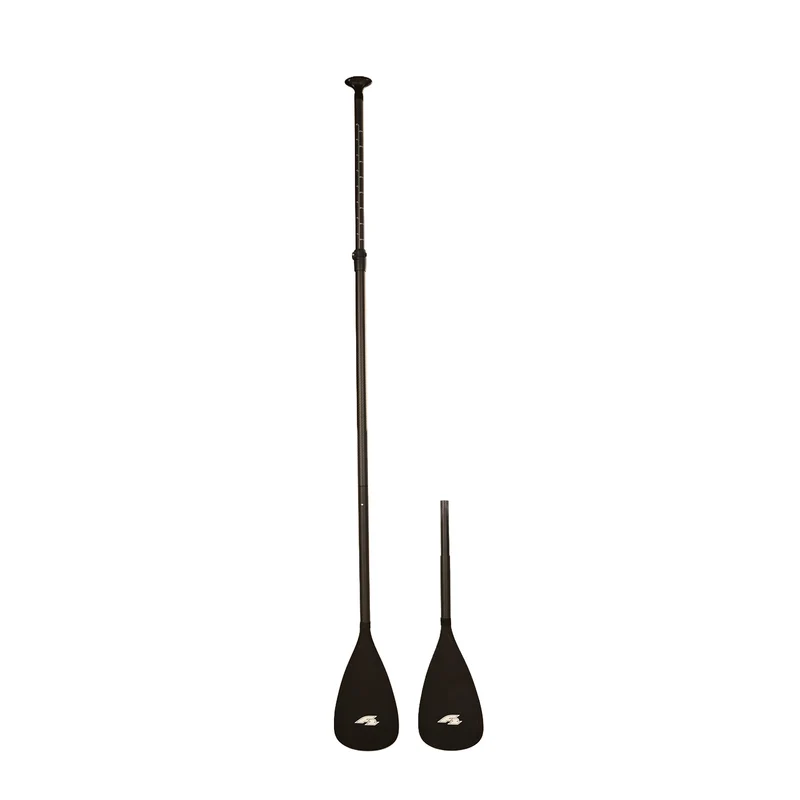 F2 SUP Paddel Kajak Carbon 4 teilig Schwarz