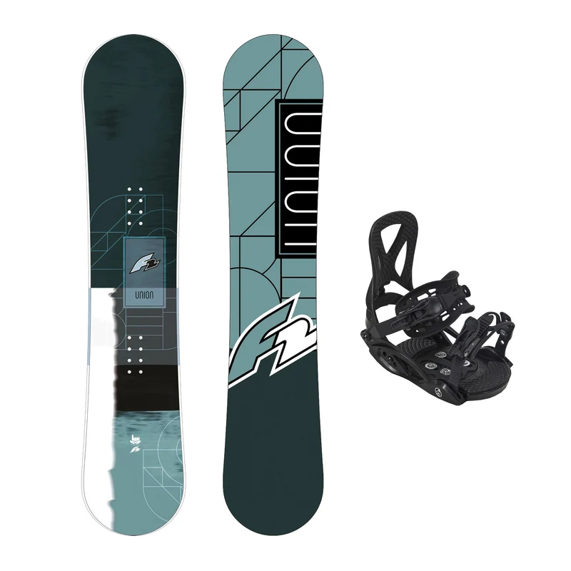 F2 Set Snowboard Junior Union Aqua 135cm + Pipe Bindung M