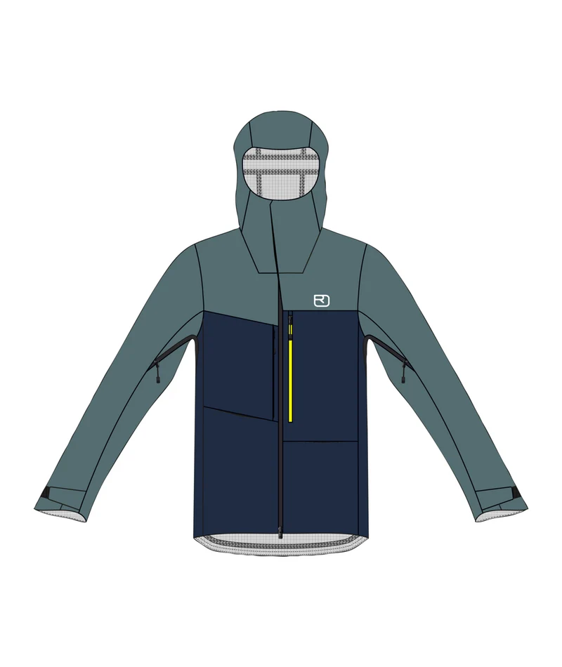 ORTOVOX 3L Ravine Shell Jacket M – Wind- & Wasserdicht