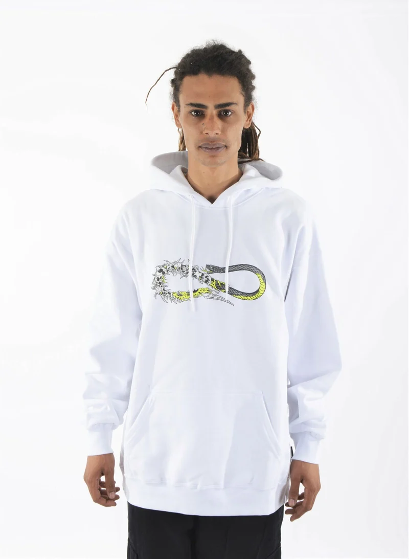 Propaganda Scarful Hoodie Felpa Bianco
