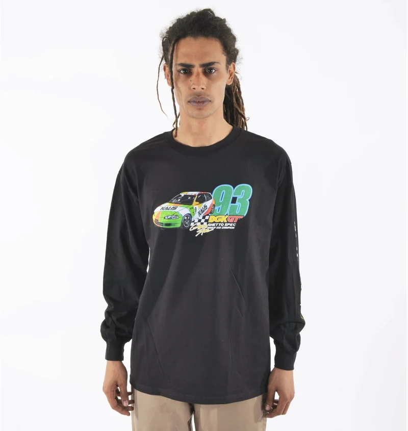 DGK GT93 Long Sleeve T Shirt Black