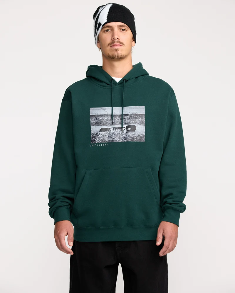 Essential Kapuzenpullover - Black Green