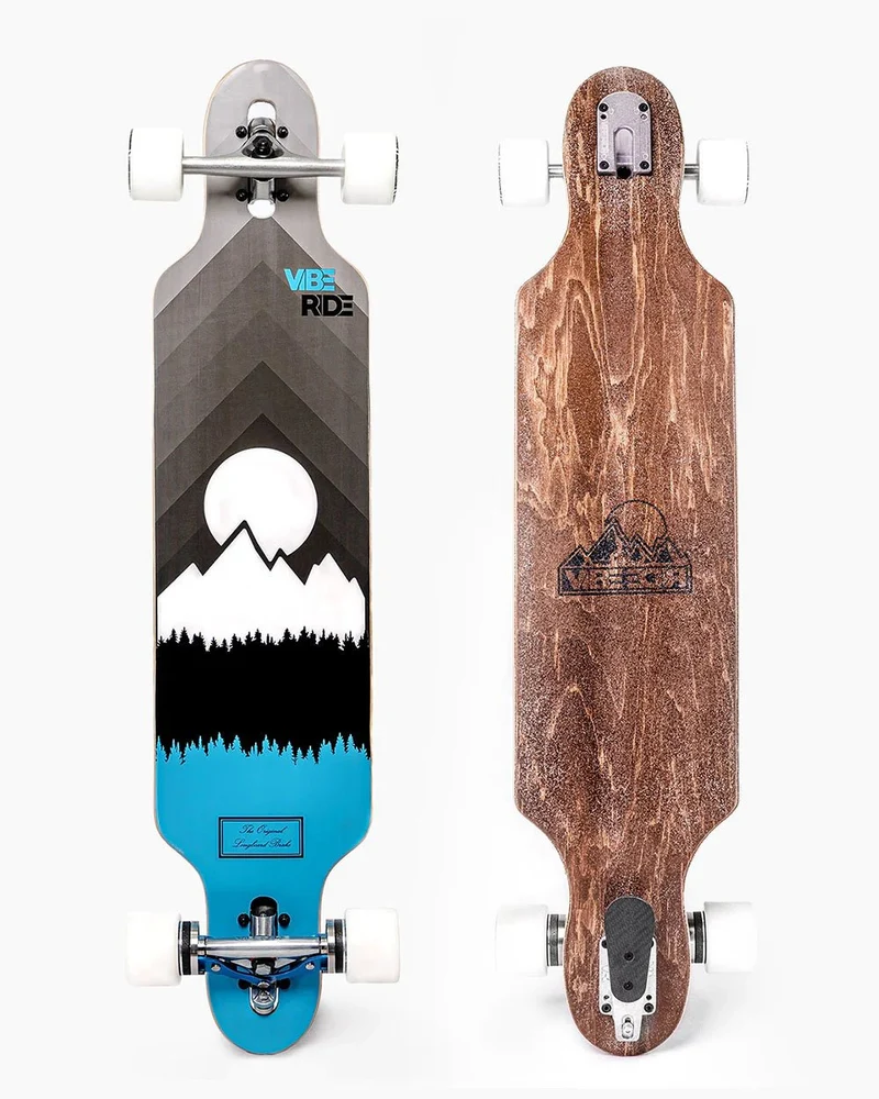 VibeRide: Polar Pines Brakeboard Longboard Complete