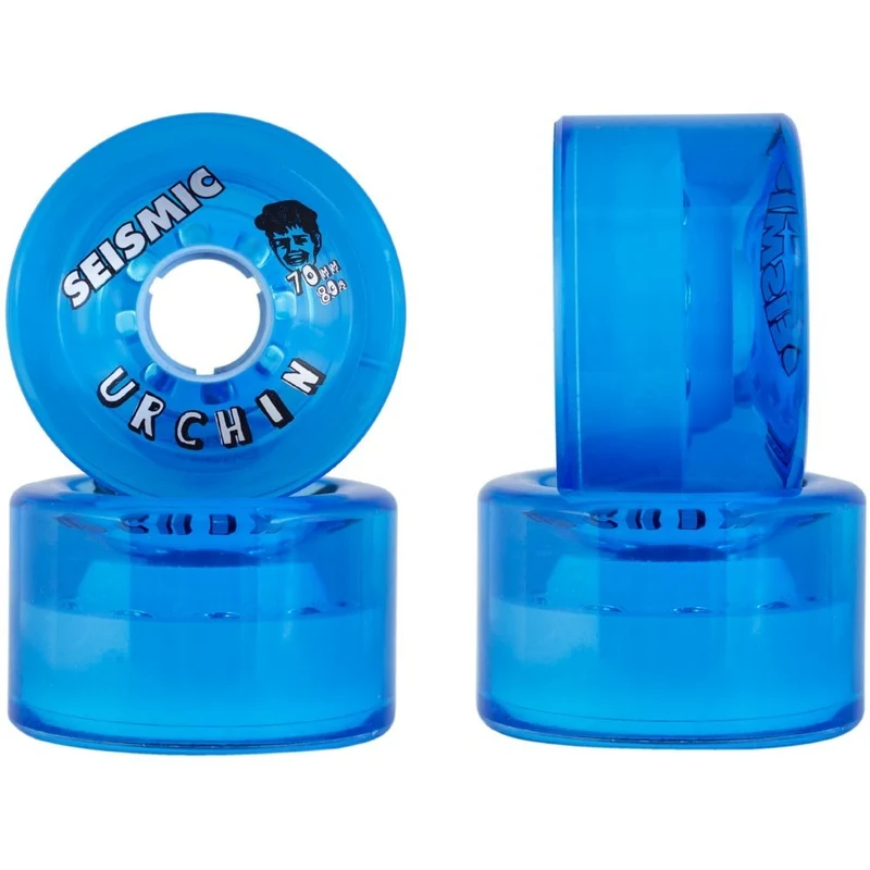 Seismic: 70mm 80a Urchin Clear Longboard Skateboard Wheel
