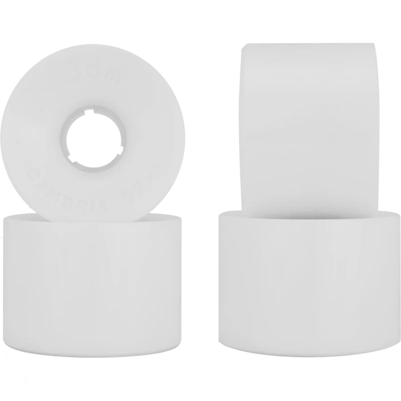 Seismic: 62mm 84a 3dm Cambria BlackOps Longboard Wheels (White)