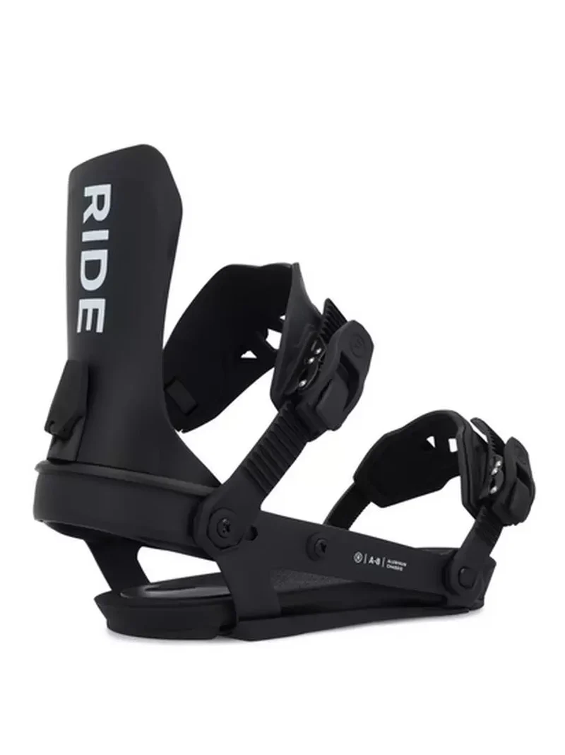 Ride: 2026 A-8 Snowboard Binding (Black)