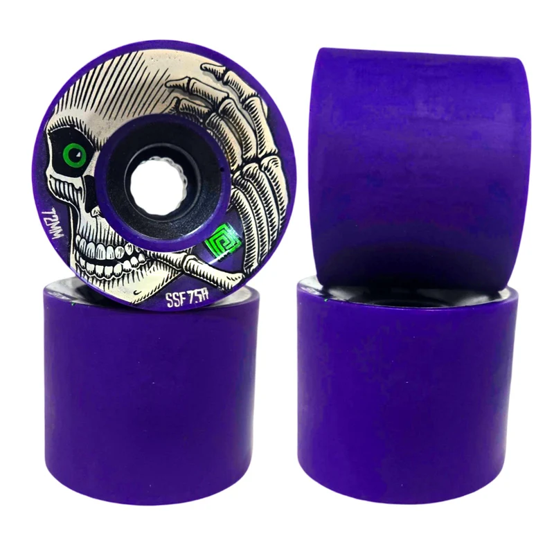 Powell Peralta: 72mm 75a Purple SSF Kevin Reimer Longboard Wheels