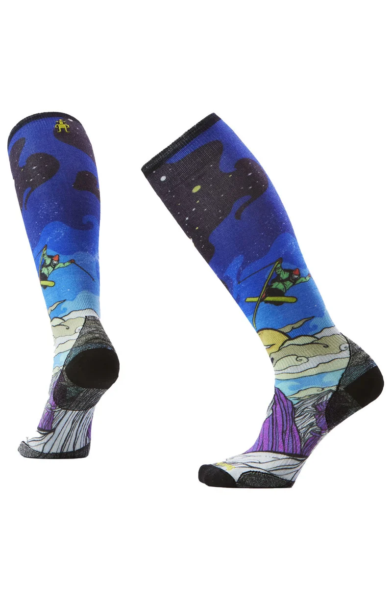 Smartwool Ski Zero Cushion Galactic Ski Print OTC Socks - Women's - 25/26