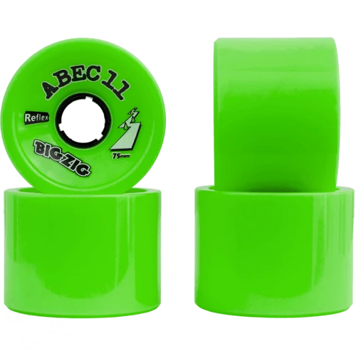 ABEC11: 75mm Reflex Big Zigs Longboard Wheels