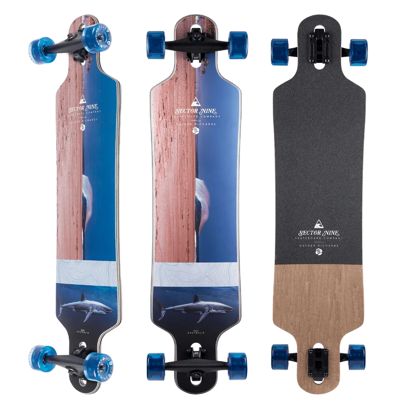 Sector9: Meridian Rips Longboard Skateboard Complete