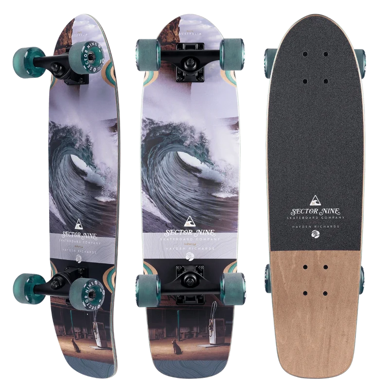 Sector 9: Jammer Rips Longboard Skateboard Complete