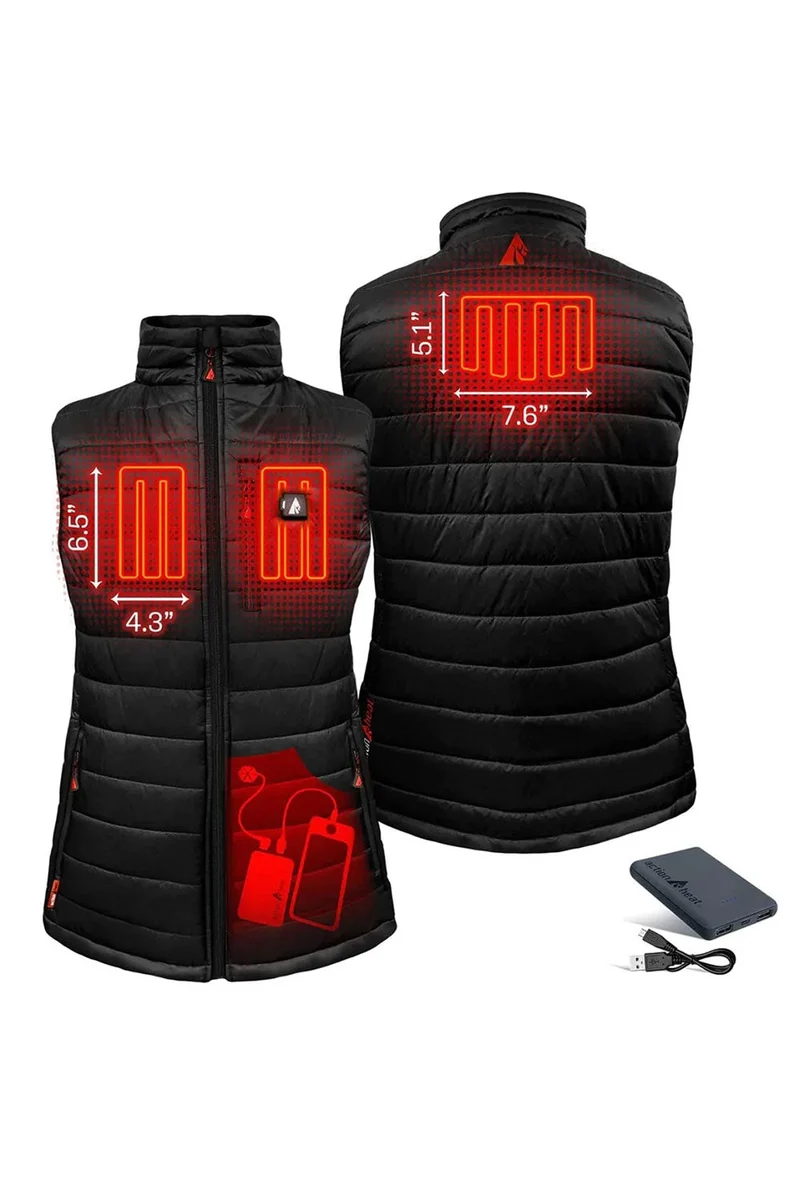 Action Heat 5V Battery Heated Insulated Puffer Vest - Women's - 26/27
