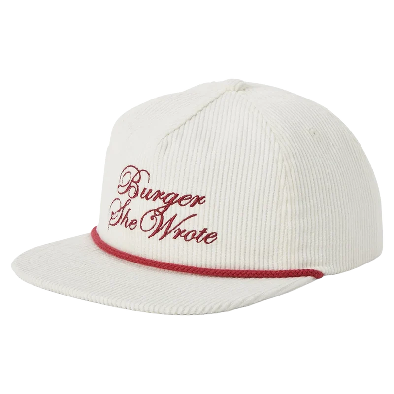 Burger She Wrote Snapback Hat
