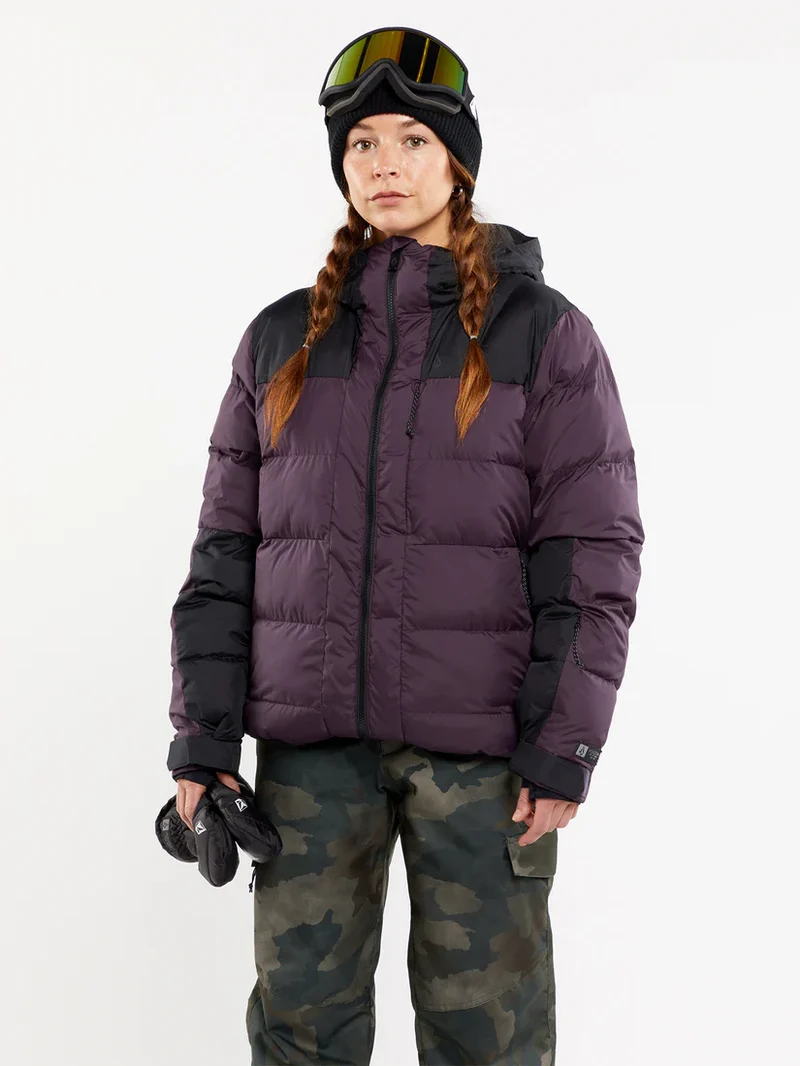 Volcom Womens Puffleup Jacket - Dusty Lavender