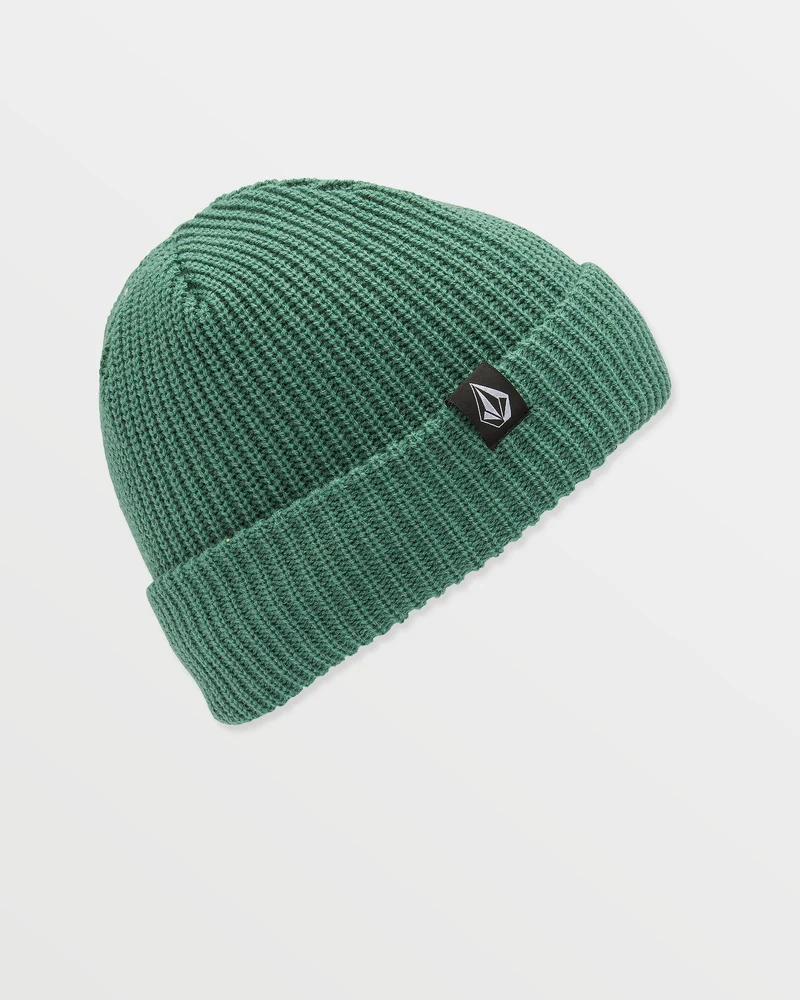 Youth Lined Beanie - Spruce Green