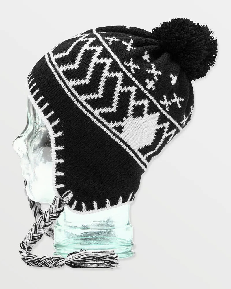 Ear Muff Beanie - Black