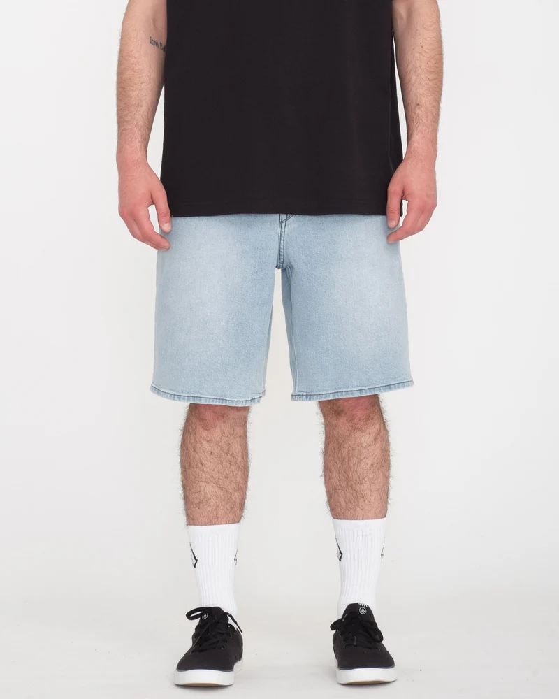 Billow Denim Shorts - DESERT DIRT INDIGO