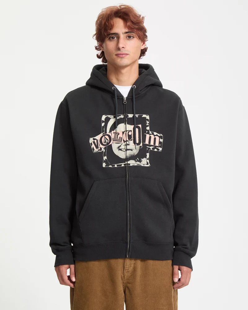 Stick Stoner Kapuzenjacke - Antique Black