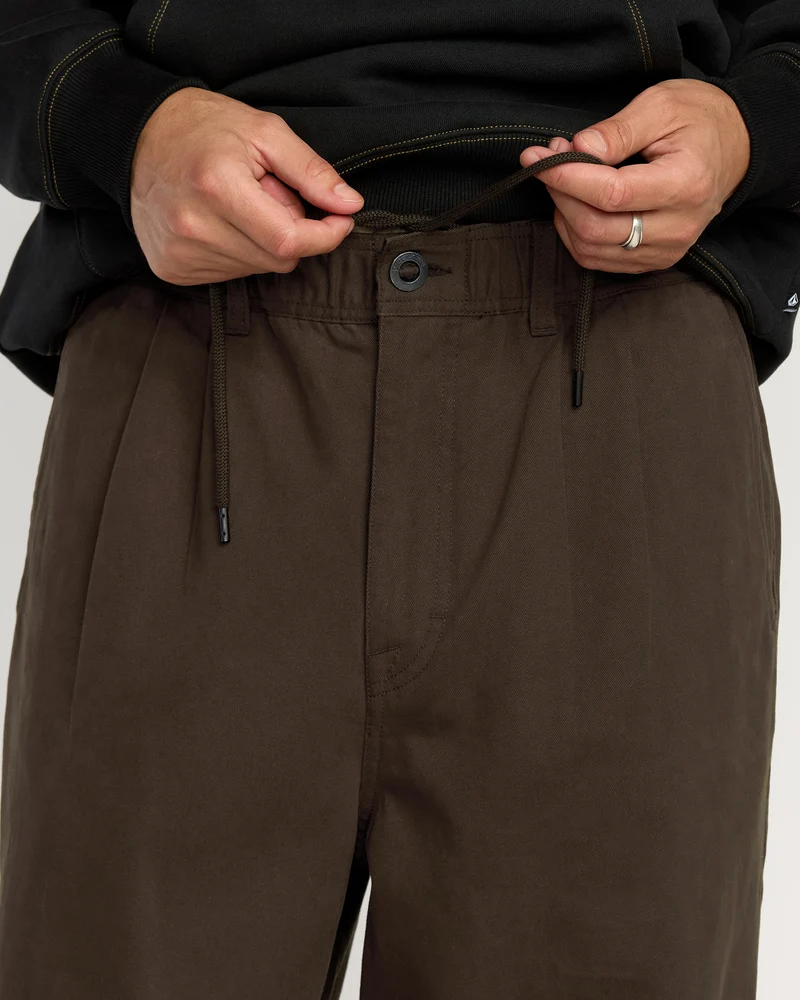 Chillow Bundfaltenhose - Cacao