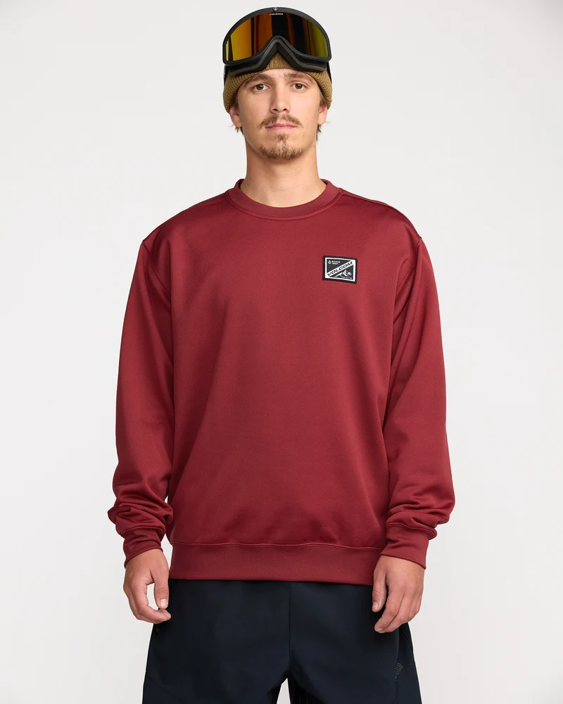 Hydro Fleece Sweatshirt - Burnt Red