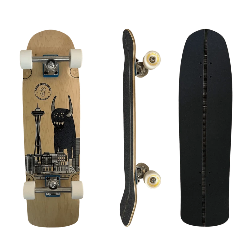 Foster Skateboards: Stump Longboard Skateboard Complete