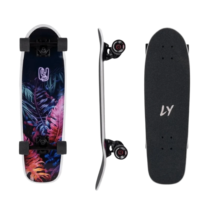 Landyachtz: Dinghy Blunt Tropical Night Longboard Skateboard Complete