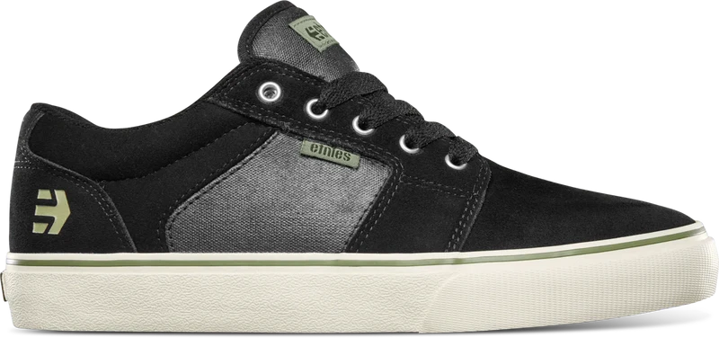 Etnies Barge LS - Black/White/Silver