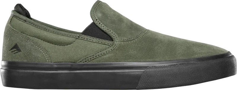 Emerica Wino G6 Slip-On - Olive/Black