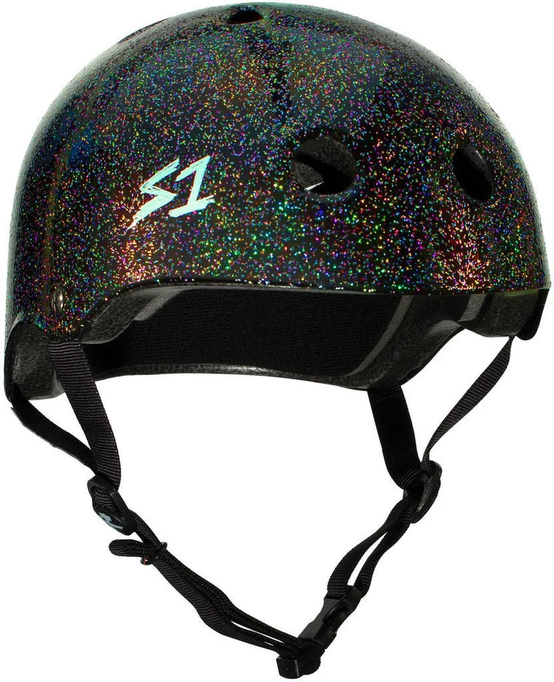 S1: Lifer Helmet (Black Gloss Glitter)