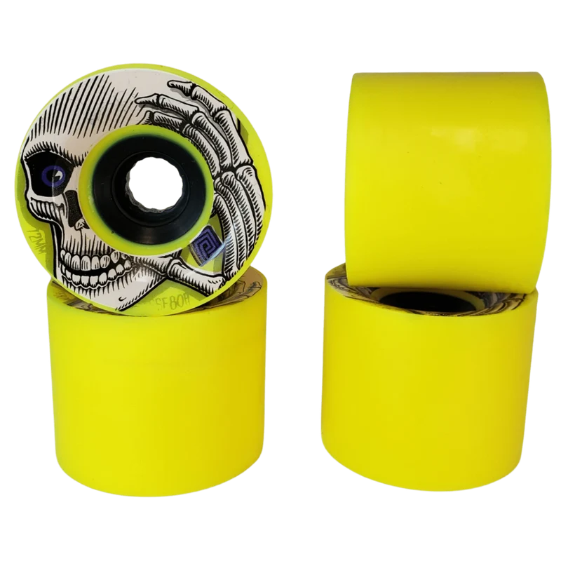 Powell Peralta: 72mm 80a SSF Kevin Reimer Longboard Wheels (Purple Eyes)