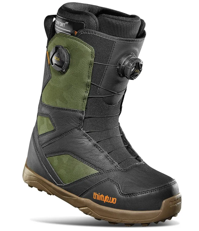 ThirtyTwo: STW Double Boa Snowboard Boots (Black/Camo)