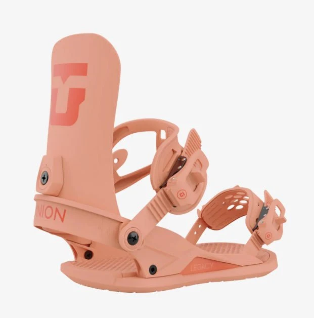 Union: 2024 Legacy Women's Snowboard Bindings (Tangerine)