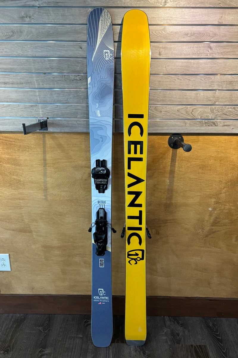 24-25 Demo Ski Icelantic Natural 111 185cm with Attack 13 Bindings