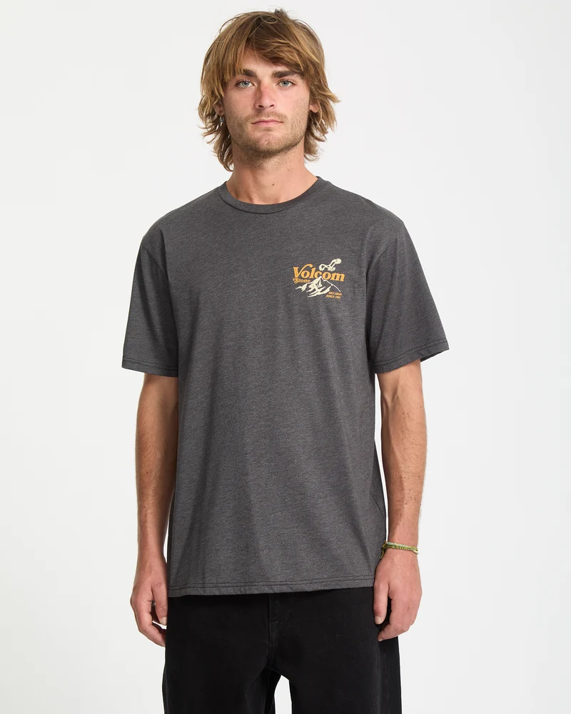 Back Country T-Shirt - Heather Black