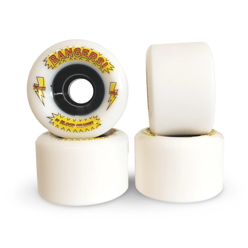Blood Orange: 70mm Bangers Longboard Skateboard Wheel