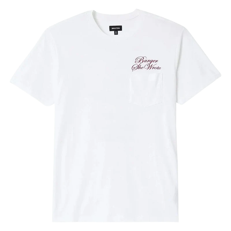 Burger She Wrote Pocket S/S T-Shirt