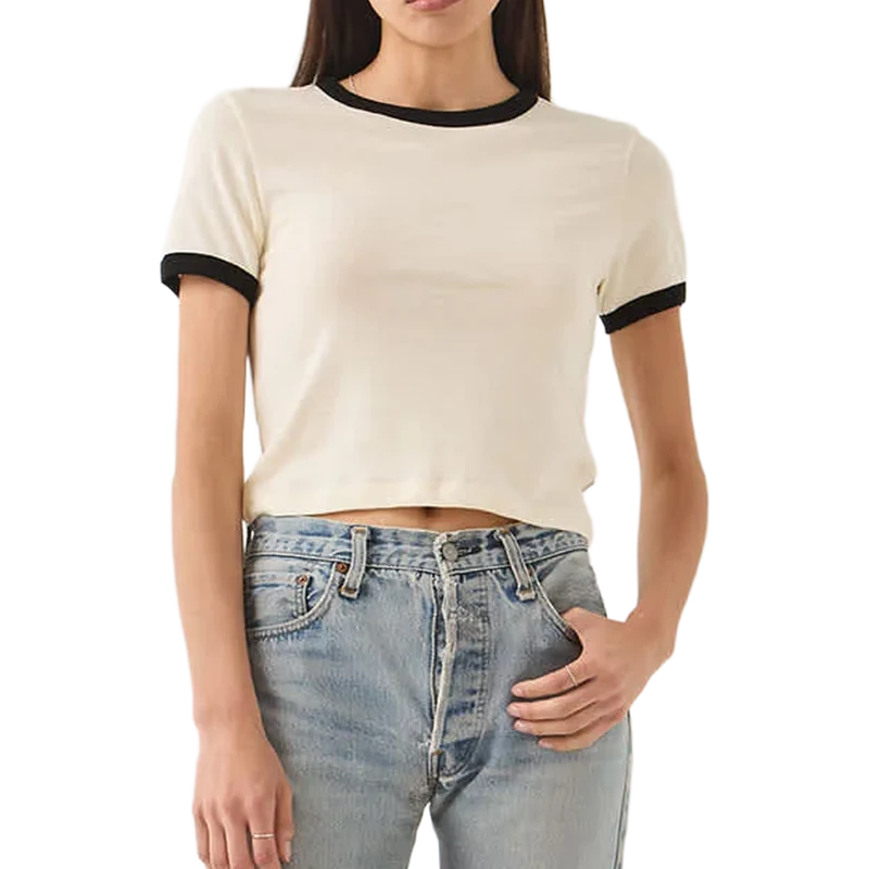 Carefree Organic Gd Ringer S/S T-Shirt