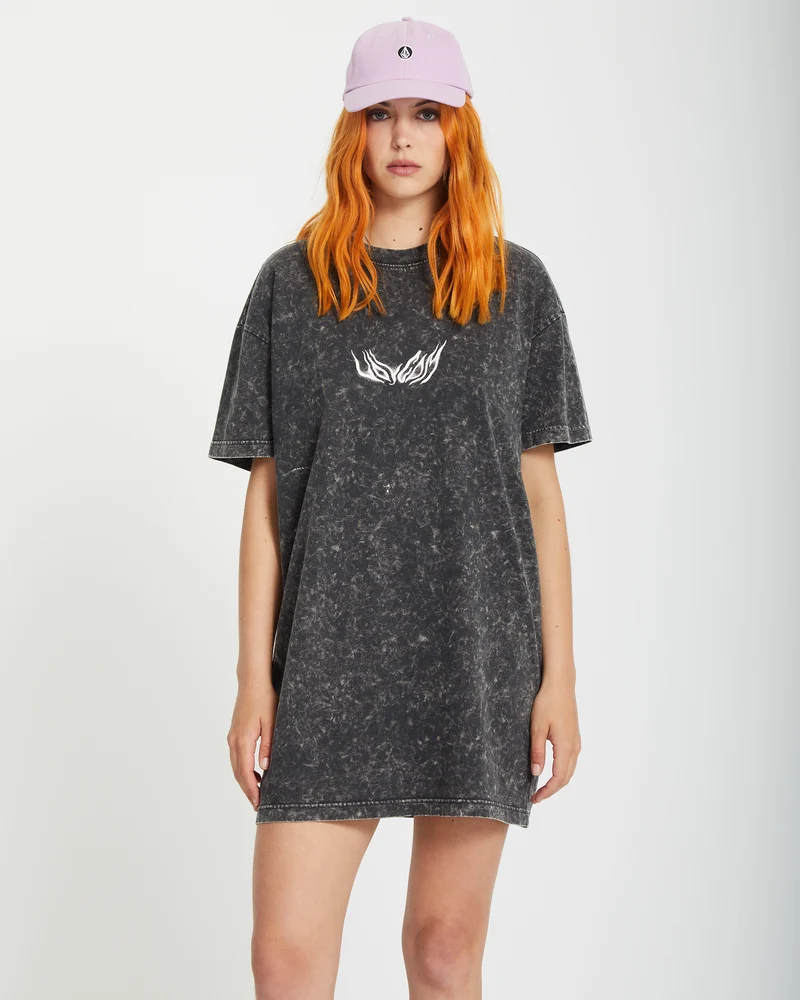 Alix Tee Kleid - VINTAGE BLACK