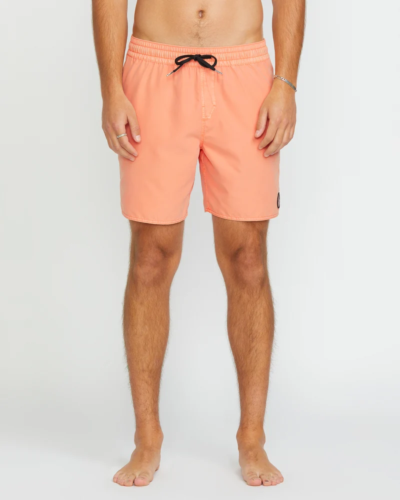 Center Trunk 17" Boardshorts - PALE PEACH