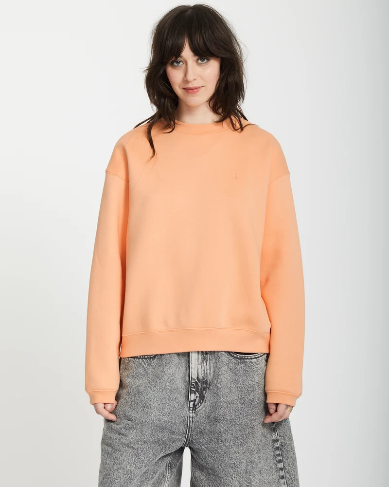 Stone Heart Up Pullover - PALE PEACH