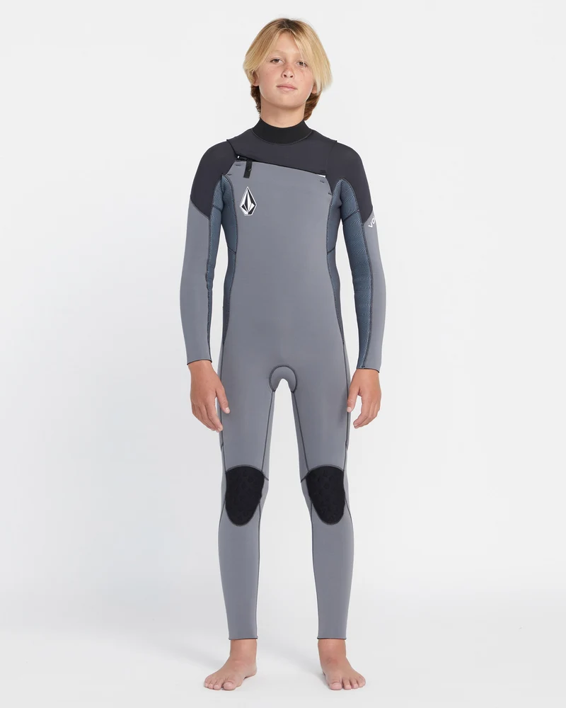 Modulator 4/3Mm Chest Zip Long Sleeve Neoprenanzug - Charcoal - (KINDER)