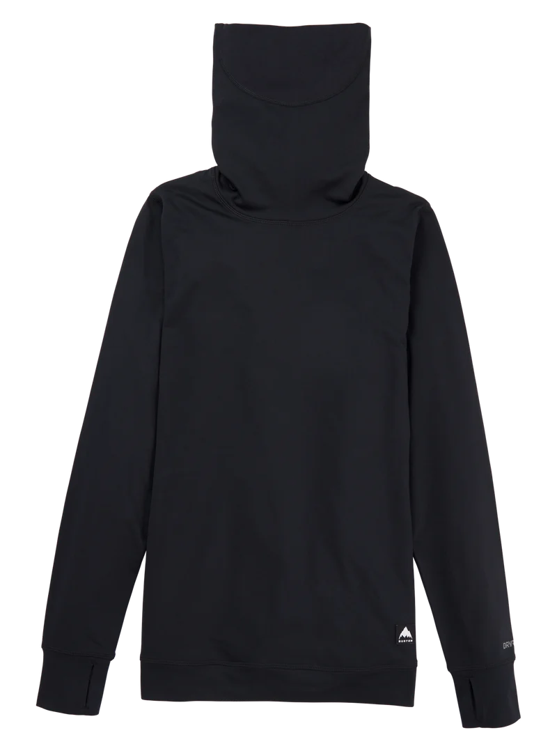 Burton Mittelschweres Funktionsshirt mit langem Kragen für Damen