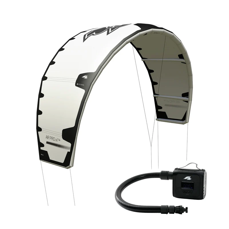 F2 Kite Air Pro mit E-Pumpe Zetta - Größe wählbar Weiss
