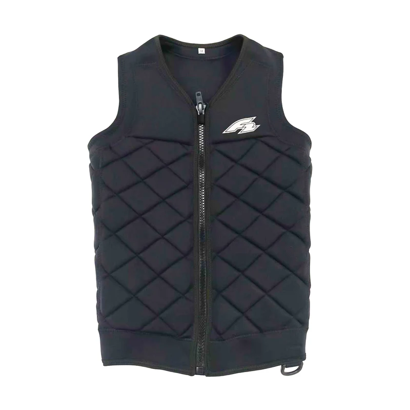 F2 Prallschutzweste Wake & SUP Pro Weste Schwarz - Größe wählbar