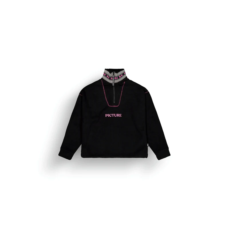 Polaire zippée femme CYLLA CROP 1/4