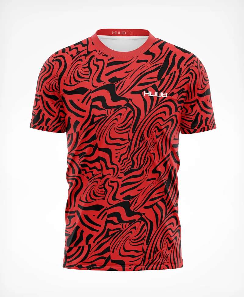 Tech Tee Black/Red - Men's