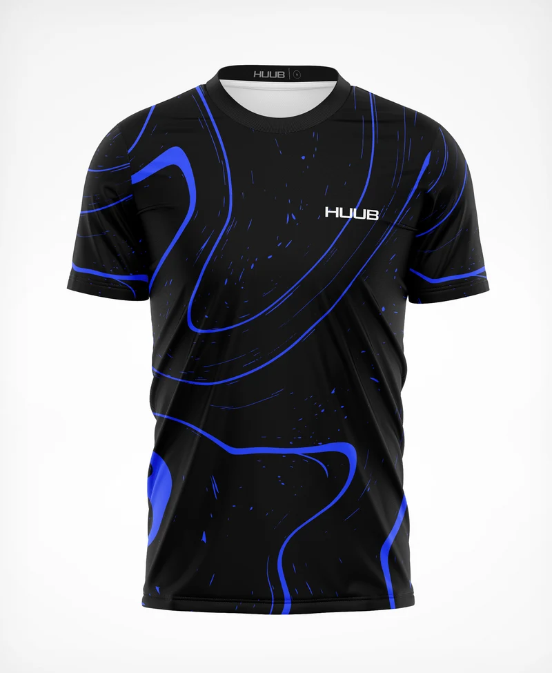 Tech Tee Black/Blue - Men's