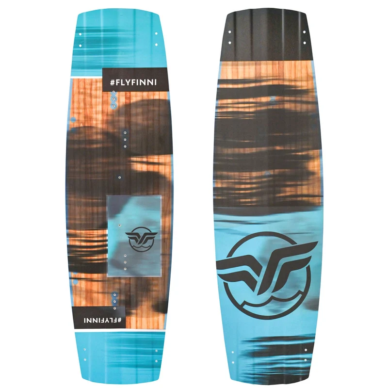 F2 Kiteboard Finn Flügel Promodel Wood Komplett Größe wählbar Türkis