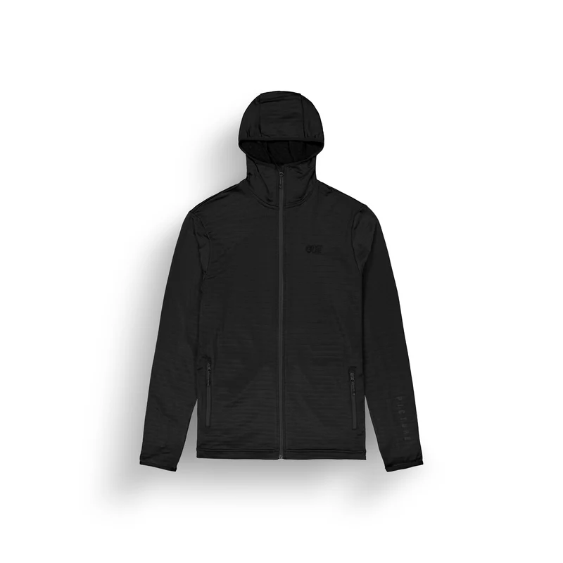 Polaire à capuche homme zippée BAKE GRID FZ